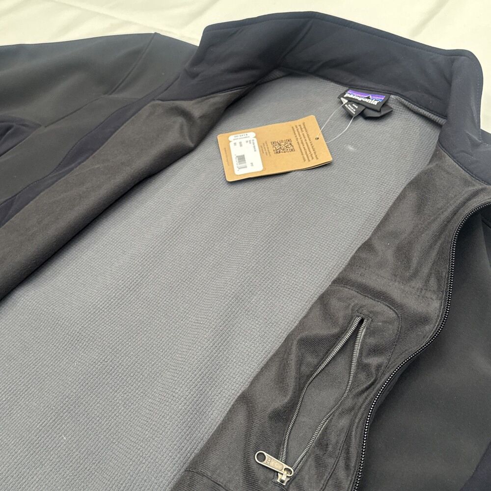 NEW Patagonia Adze Hybrid Jacket Zipper Men’s 2XL Polartec Black 83450 MSRP $149 - Picture 5 of 10